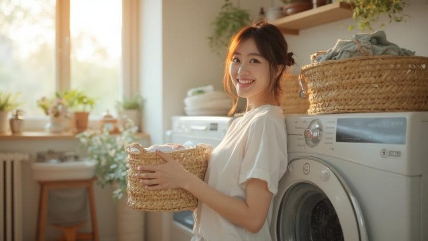 사용감이 아주 좋았어요 LG 트롬세탁기 건조기 일체형